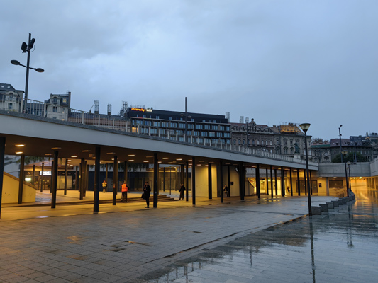 Budapest, M2 metró, Keleti pályaudvar, bélyegkép