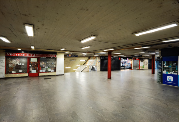 Budapest, M3 metró, Göncz Árpád városközpont, bélyegkép