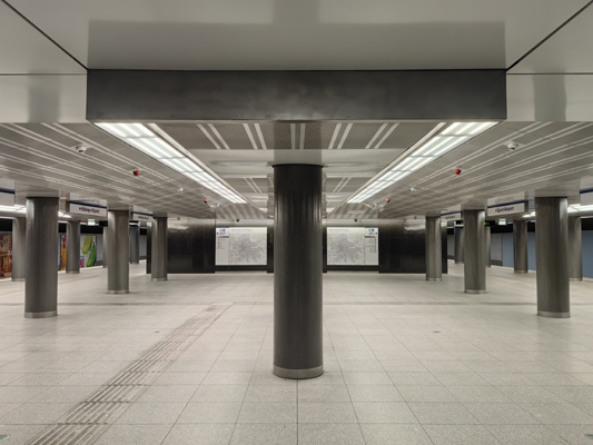 Budapest, M3 metró, Kálvin tér, bélyegkép