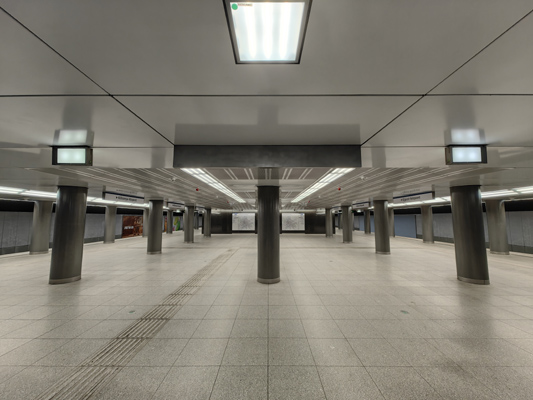 Budapest, M3 metró, Kálvin tér, bélyegkép