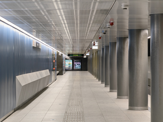Budapest, M3 metró, Kálvin tér, bélyegkép
