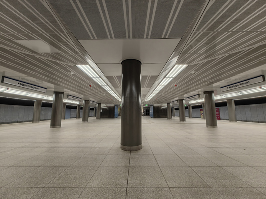 Budapest, M3 metró, Kálvin tér, bélyegkép