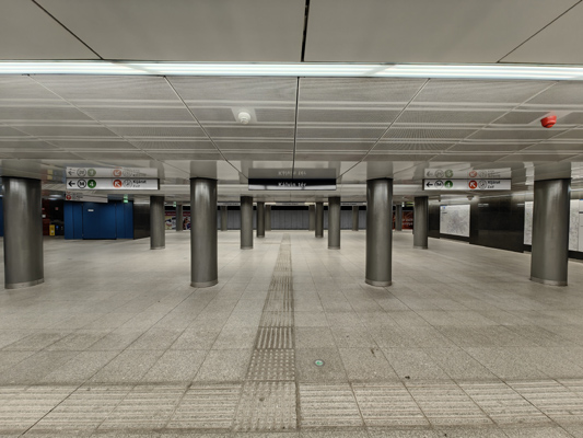 Budapest, M3 metró, Kálvin tér, bélyegkép