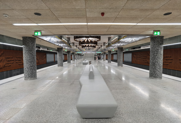 Budapest, M3 metró, Nagyvárad tér, bélyegkép