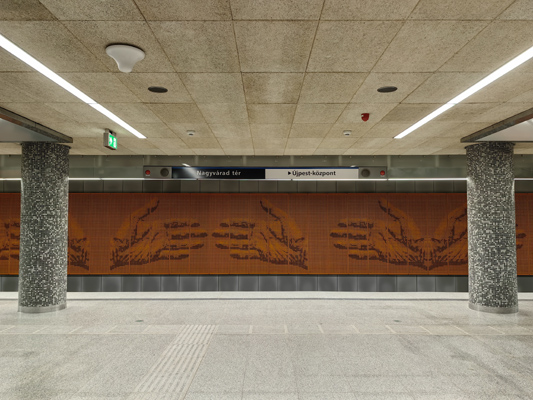Budapest, M3 metró, Nagyvárad tér, bélyegkép