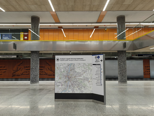 Budapest, M3 metró, Nagyvárad tér, bélyegkép