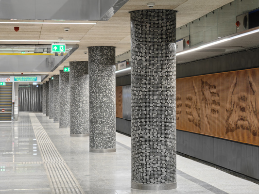 Budapest, M3 metró, Nagyvárad tér, bélyegkép