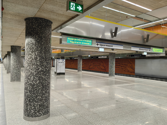 Budapest, M3 metró, Nagyvárad tér, bélyegkép