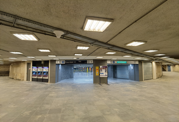 Budapest, M3 metró, Nagyvárad tér, bélyegkép