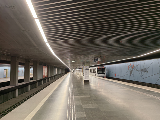 Budapest, M3 metró, Határ út, bélyegkép