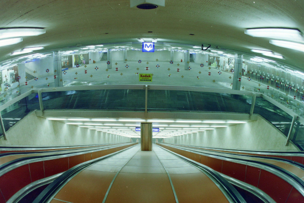 Budapest, M3 metró, Kálvin tér, bélyegkép