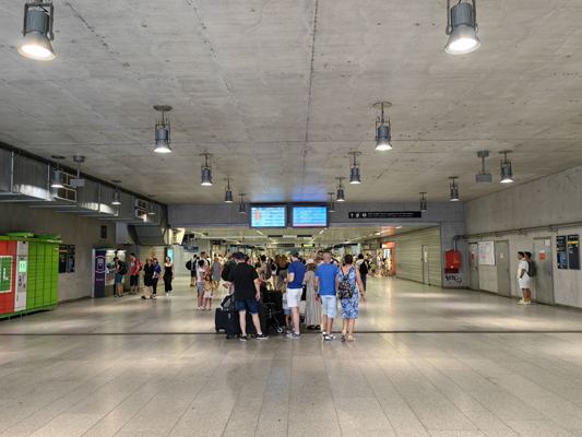 Budapest, M4 metró, Kelenföld vasútállomás, bélyegkép