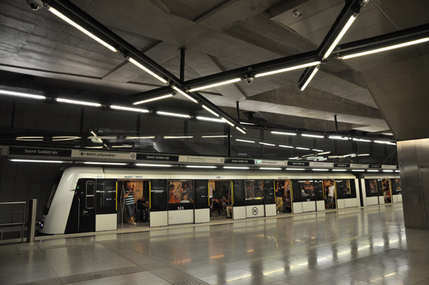 Budapest, M4 metró, Szent Gellért tér - Műegyetem, bélyegkép