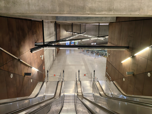 Budapest, M4 metró, Fővám tér, bélyegkép