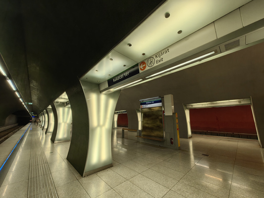 Budapest, M4 metró, Rákóczi tér, bélyegkép